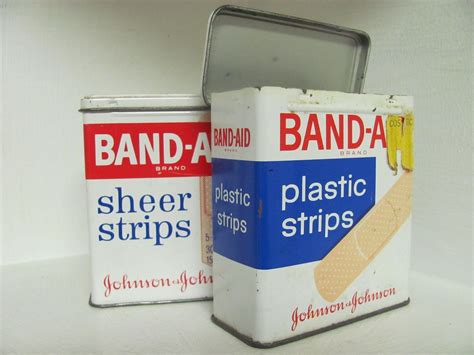 uses for an old metal bandaid box|empty band aid box.